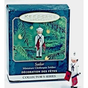 Hallmark Keepsake Sailor Ornament Miniature Clothespin Soldier Series 2000 #6